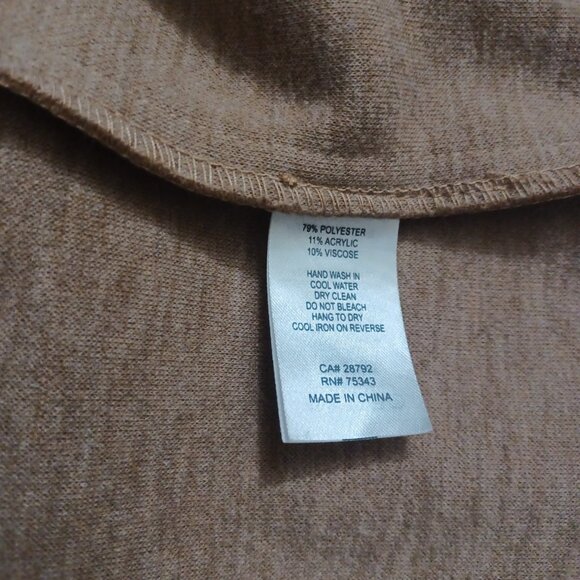 JOIE LIGHTWEIGHT OPEN FRONT LONGLINE SHAWL COLLAR TRENCH COAT STYLE JACKET - Picture 8 of 13